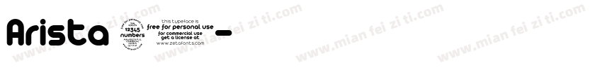 Arista 20字体转换